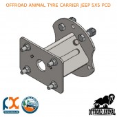 OFFROAD ANIMAL TYRE CARRIER FITS JEEP 5X5 PCD